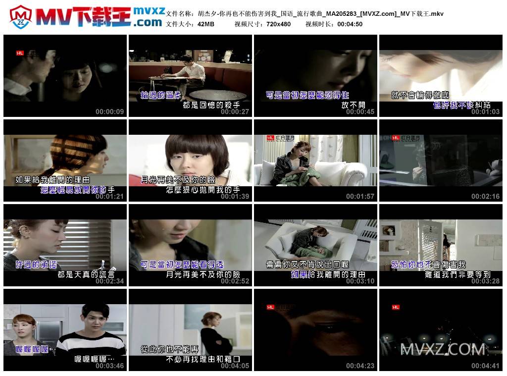 胡杰夕-你再也不能伤害到我_国语_流行歌曲_MA205283